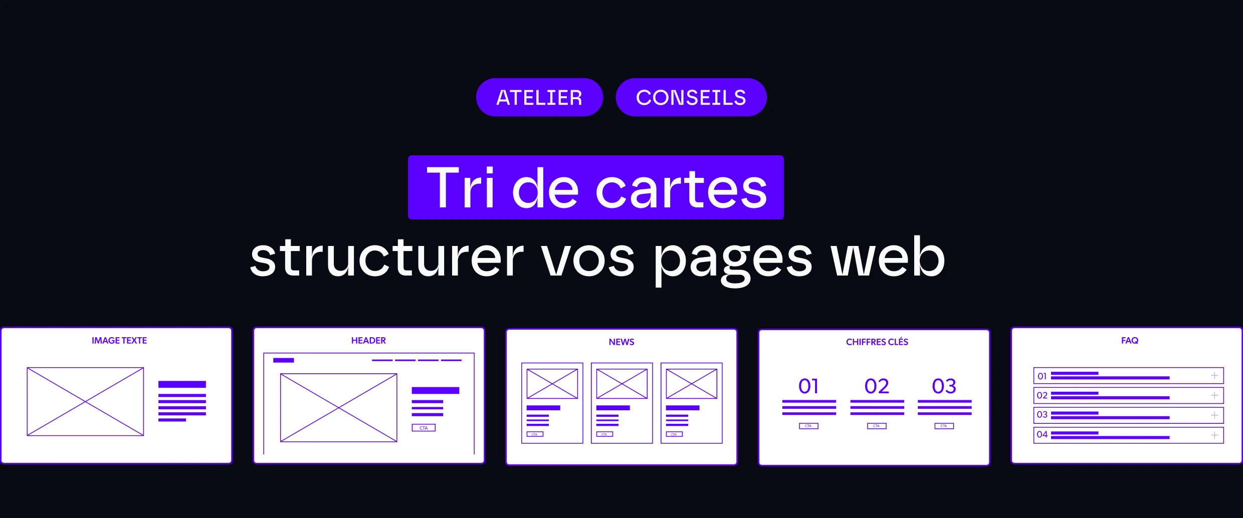 Tri de cartes : la méthode collaborative pour structurer vos pages web